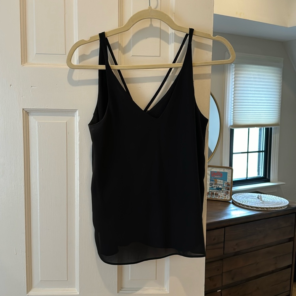 Topshop black tank top